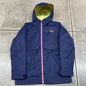 vintage the north face thermoball snow triclimate navy blue jacket size medium